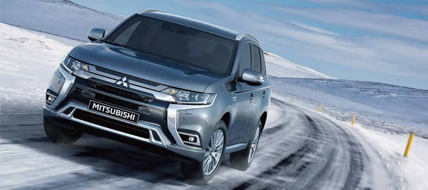 Outlander PHEV winter road