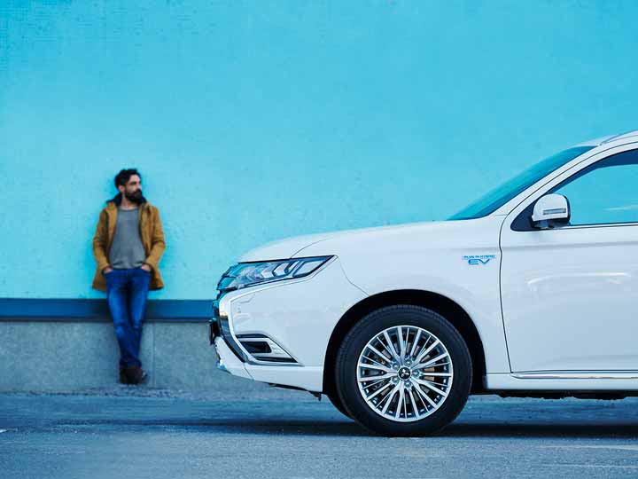Outlander PHEV and driver