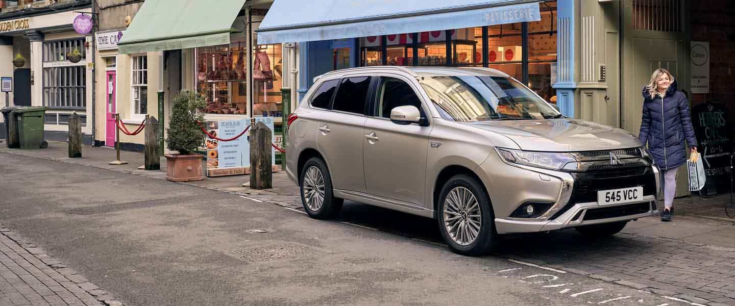 Outlander PHEV parked 